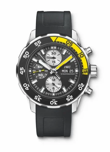 IWC Aquatimer Chronograph Stainless Steel / Black / Rubber IW3767-02 (3767-02, IW376702)